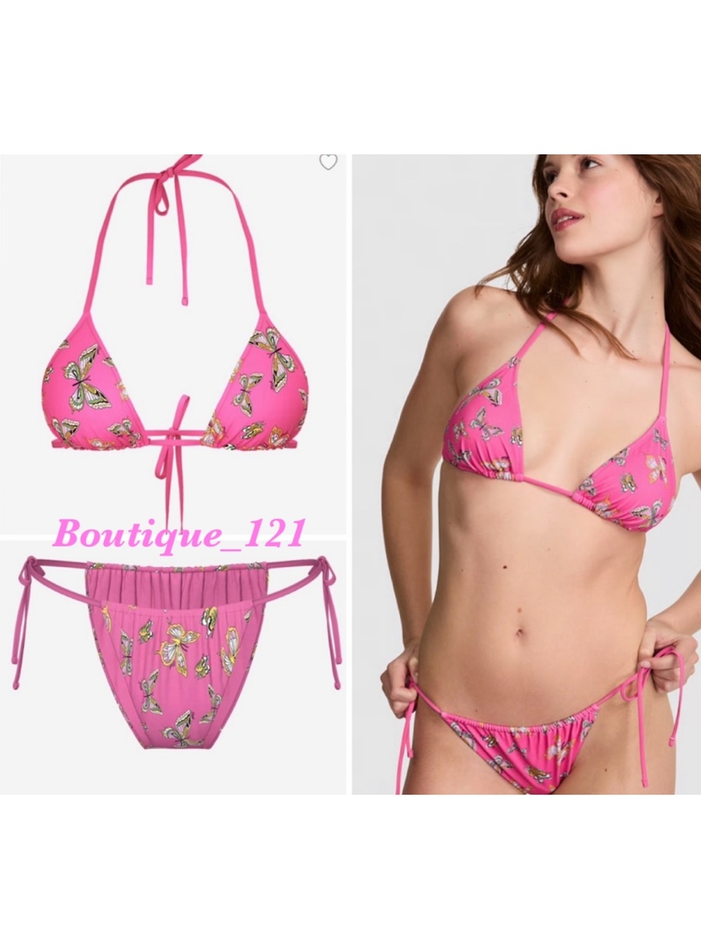 Pink Butterfly Bikini - Picture 5 of 5